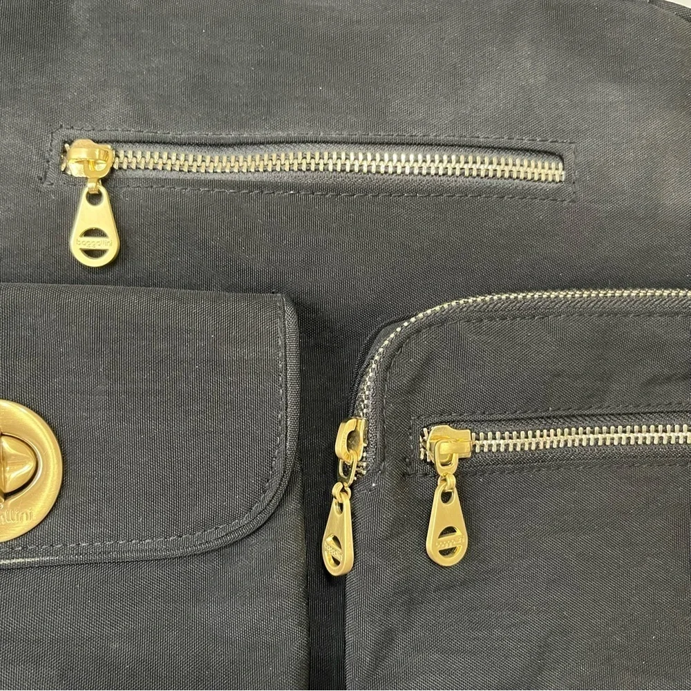 Baggallini Black Venice Laptop Tote Bag Travel Bag